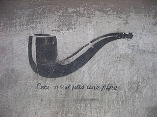 Ceci n'est pas une pipe graffiti in Bucharest